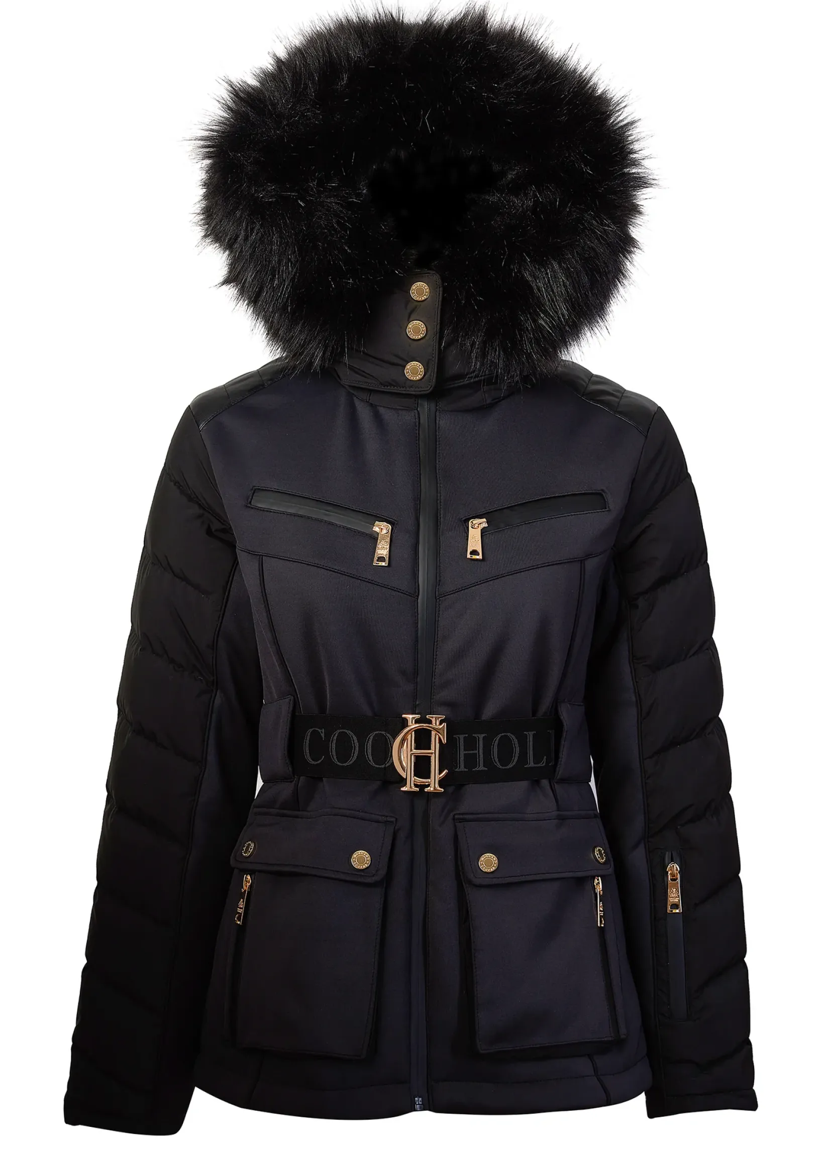 Holland Cooper Ski Jackets|HC Ski-Ski Jacket Black