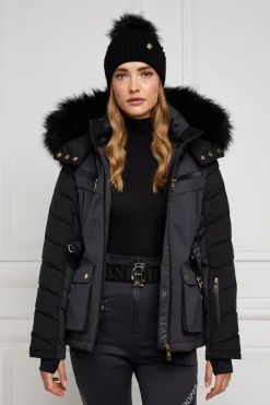 Holland Cooper Ski Jackets|HC Ski-Ski Jacket Black