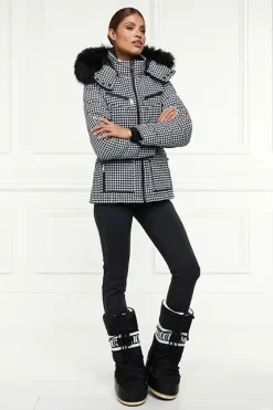 Holland Cooper Ski Jackets|HC Ski-Ski Jacket Houndstooth