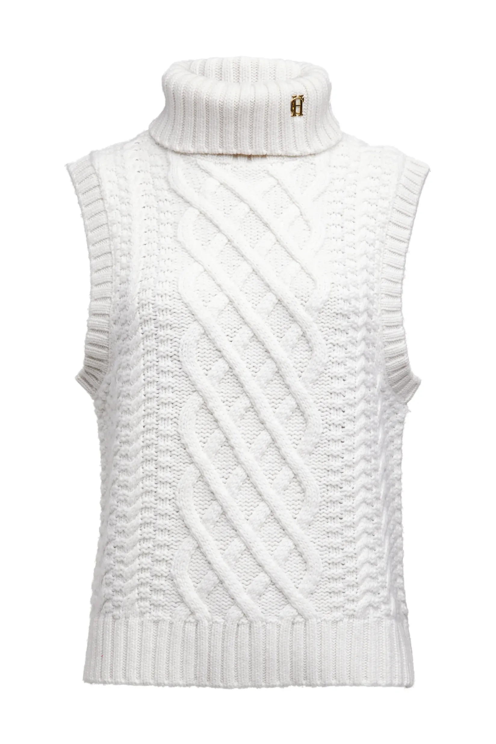 Holland Cooper Knitwear|Jade's Top Picks-Sleeveless Knit Oyster
