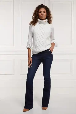 Holland Cooper Knitwear|Jade's Top Picks-Sleeveless Knit Oyster