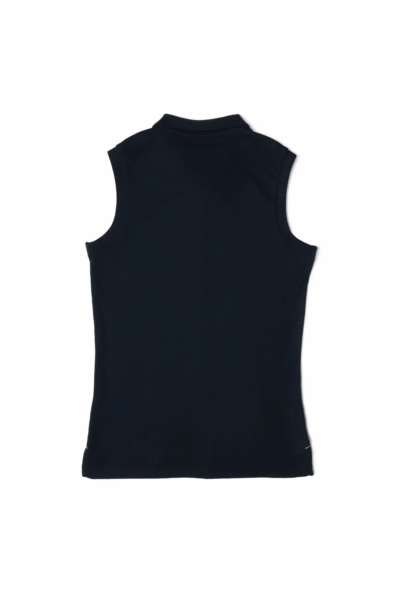 Holland Cooper Polo Shirts|Casualwear-Sleeveless Polo Shirt Ink Navy