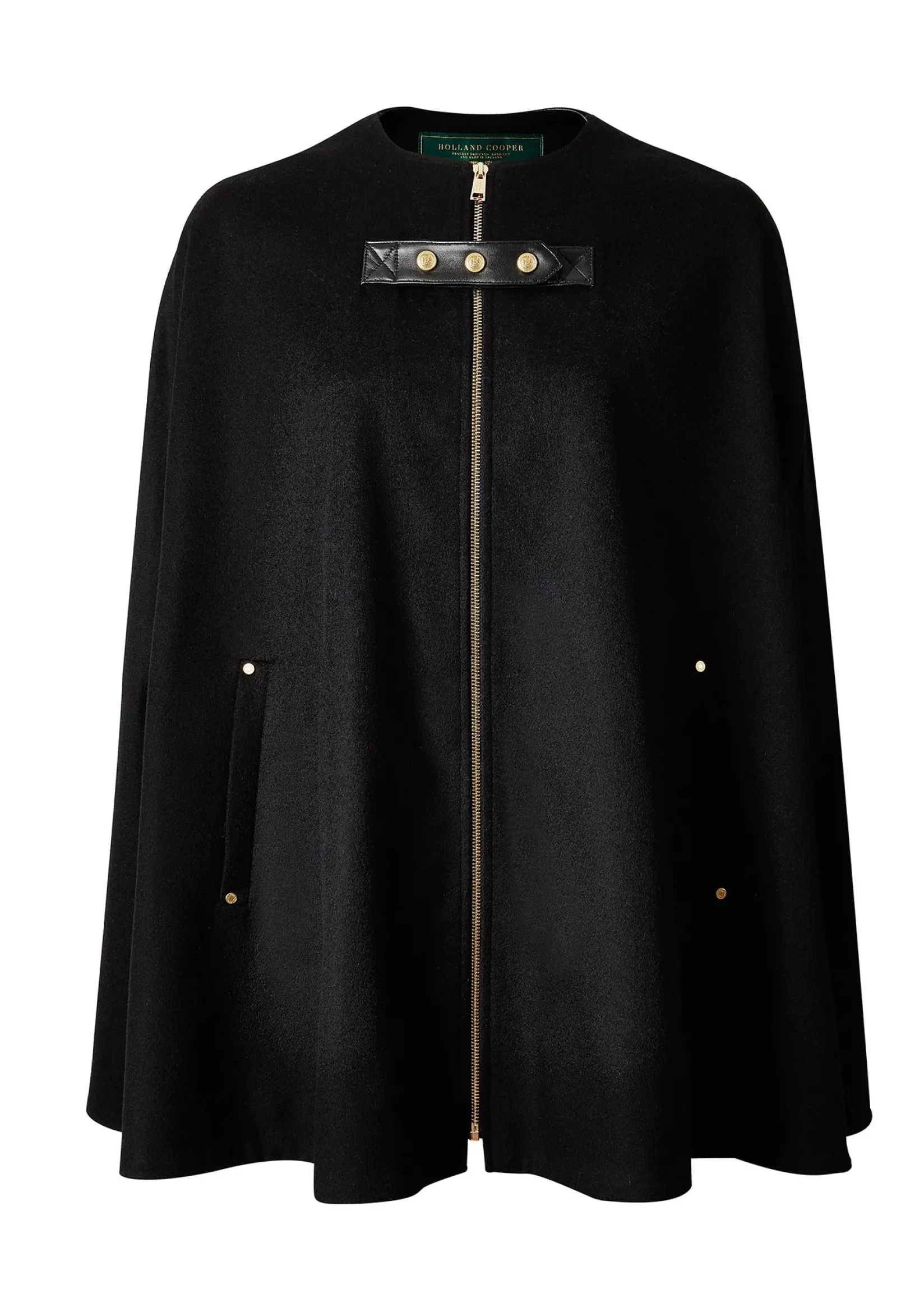 Holland Cooper Capes-Slim Cape Soft Black