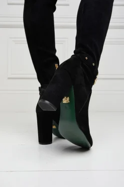 Holland Cooper Boots|Footwear-Sloane Over The Knee Boot Black
