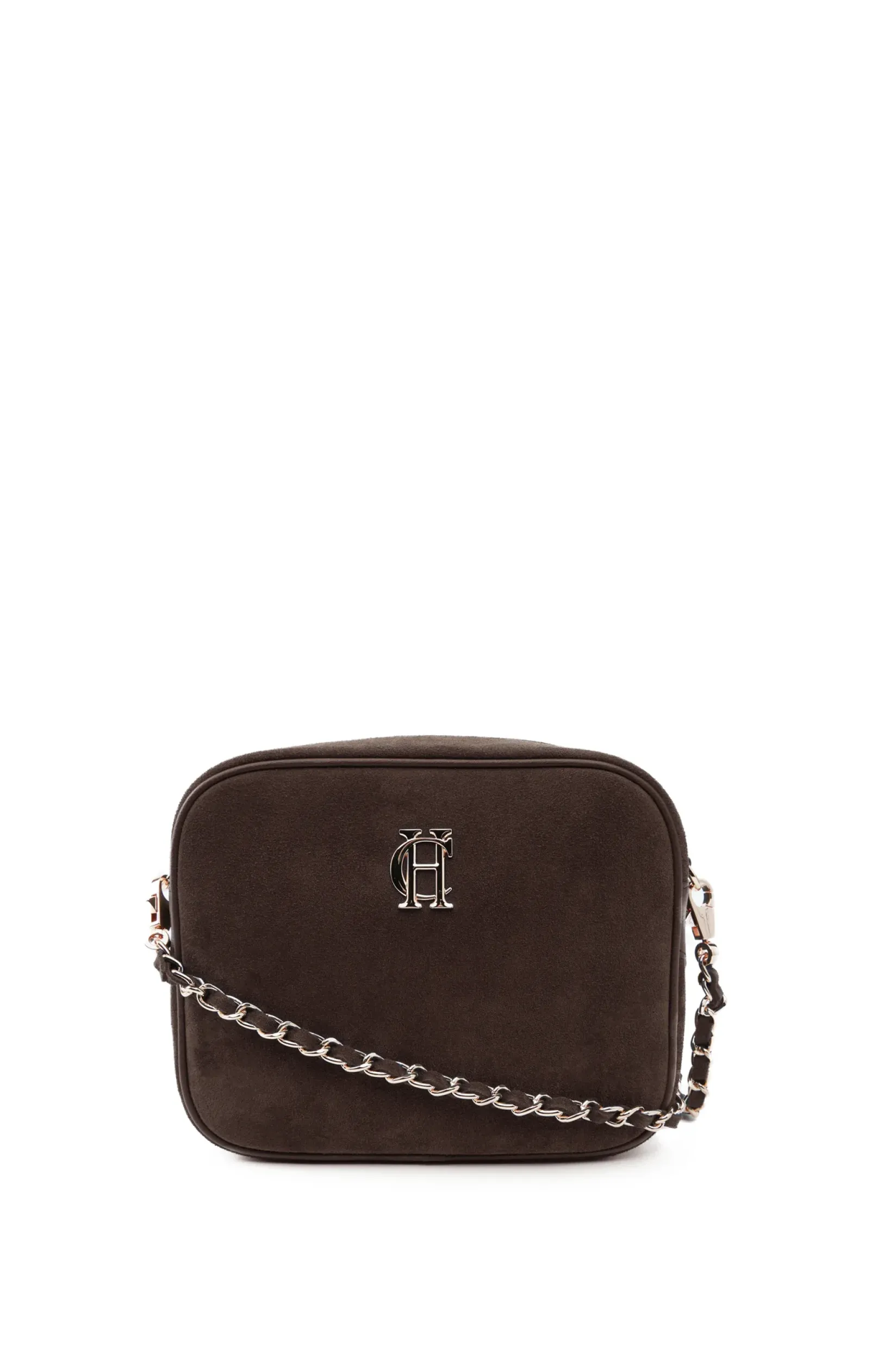 Holland Cooper Crossbody Bags|Bags-Soho Camera Bag Chocolate Suede