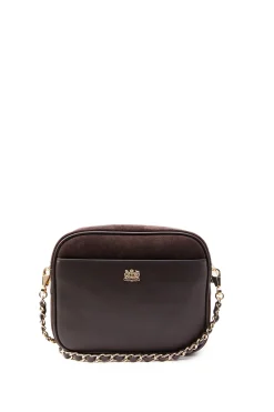 Holland Cooper Crossbody Bags|Bags-Soho Camera Bag Chocolate Suede