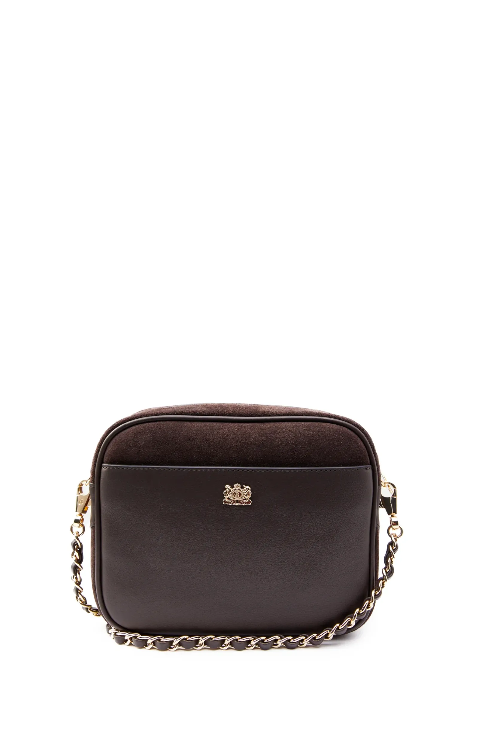 Holland Cooper Crossbody Bags|Bags-Soho Camera Bag Chocolate Suede