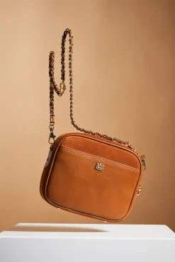 Holland Cooper Crossbody Bags|Bags-Soho Camera Bag Tan Suede