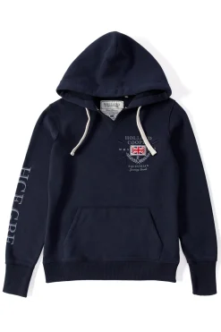 Holland Cooper Hoodies|Equestrian Casualwear-Sporting Goods Hoodie Ink Navy