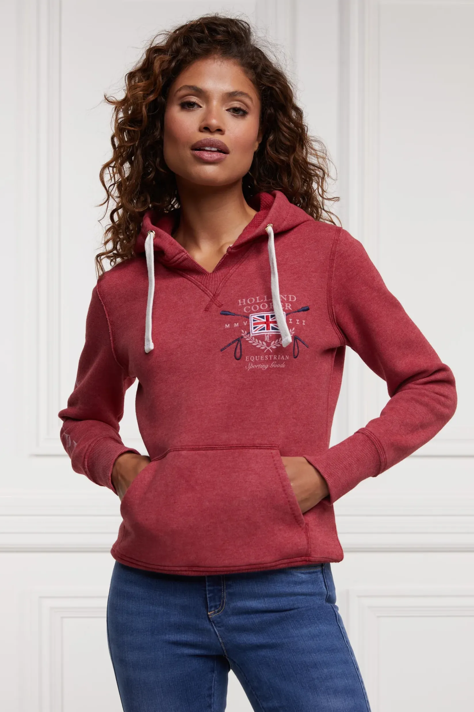 Holland Cooper Hoodies|Shop By Product-Sporting Goods Hoodie Varsity Red