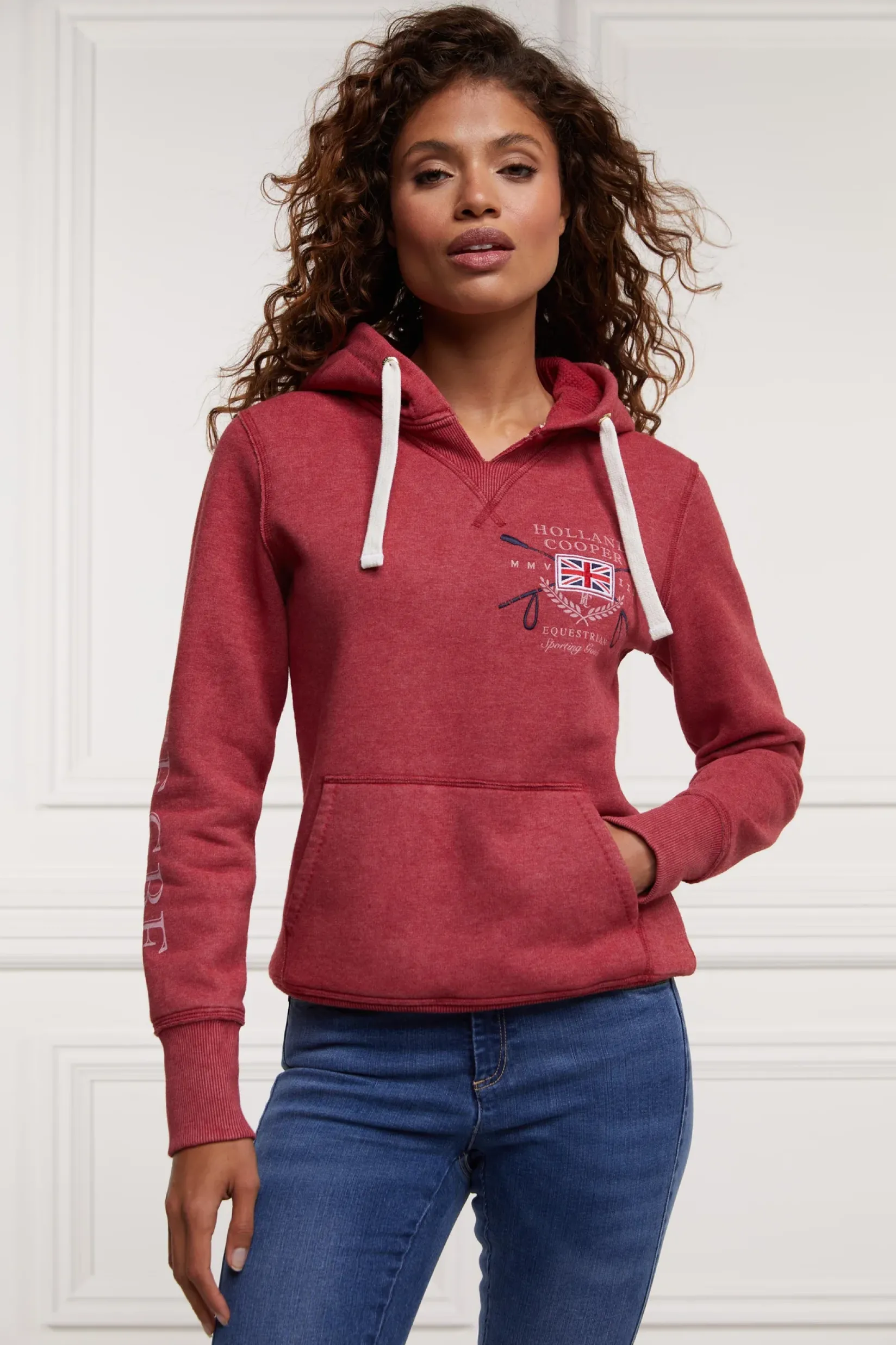 Holland Cooper Hoodies|Shop By Product-Sporting Goods Hoodie Varsity Red