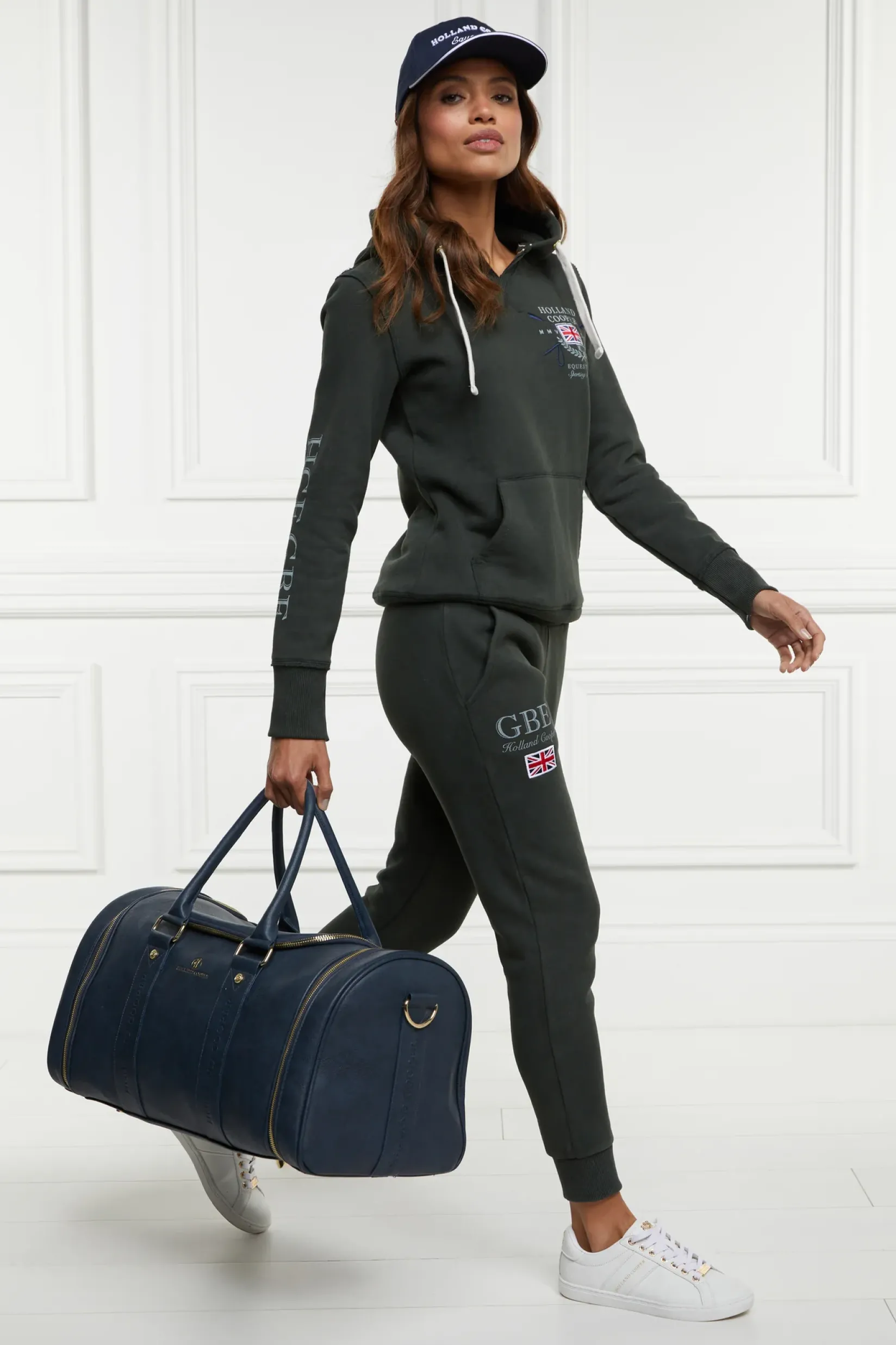 Holland Cooper Equestrian Gifting|Equestrian Gifting-Sporting Goods Hoodie Racing Green