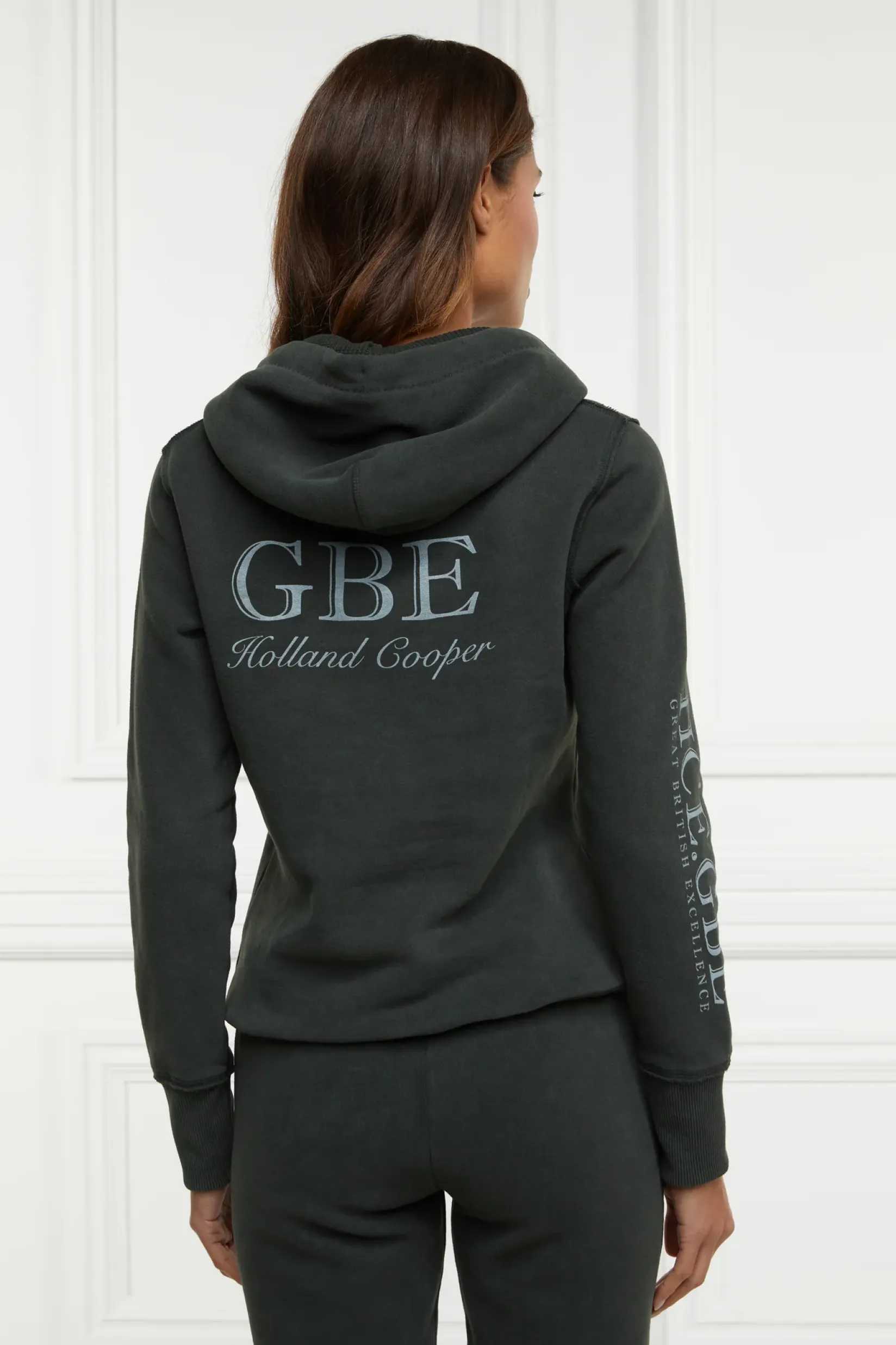 Holland Cooper Equestrian Gifting|Equestrian Gifting-Sporting Goods Hoodie Racing Green