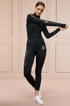 Holland Cooper Shop By Product|At The Stables-Sport Legging Black