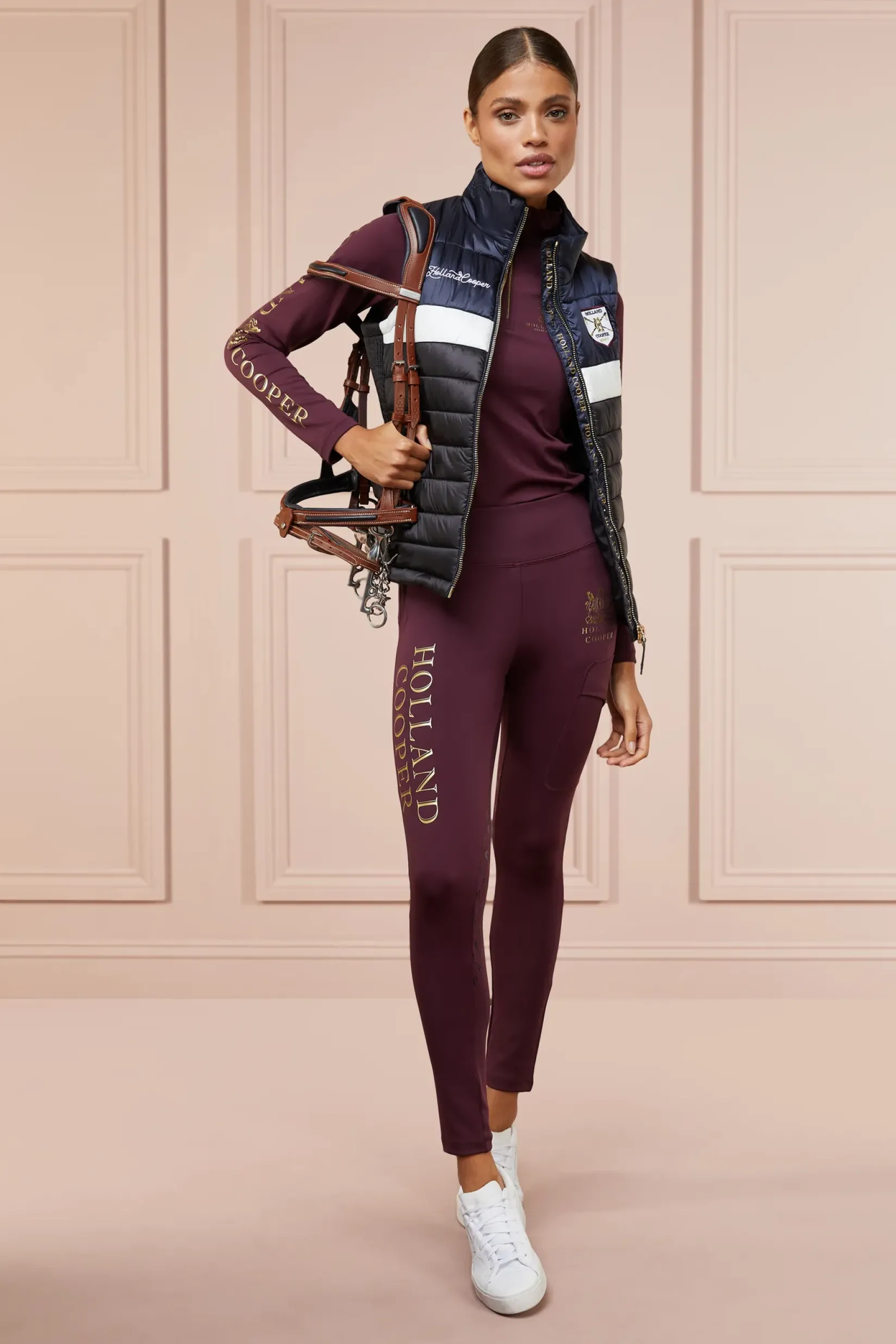 Holland Cooper Leggings|At The Stables-Sport Legging Mulberry
