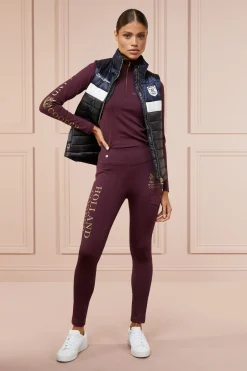 Holland Cooper Leggings|At The Stables-Sport Legging Mulberry