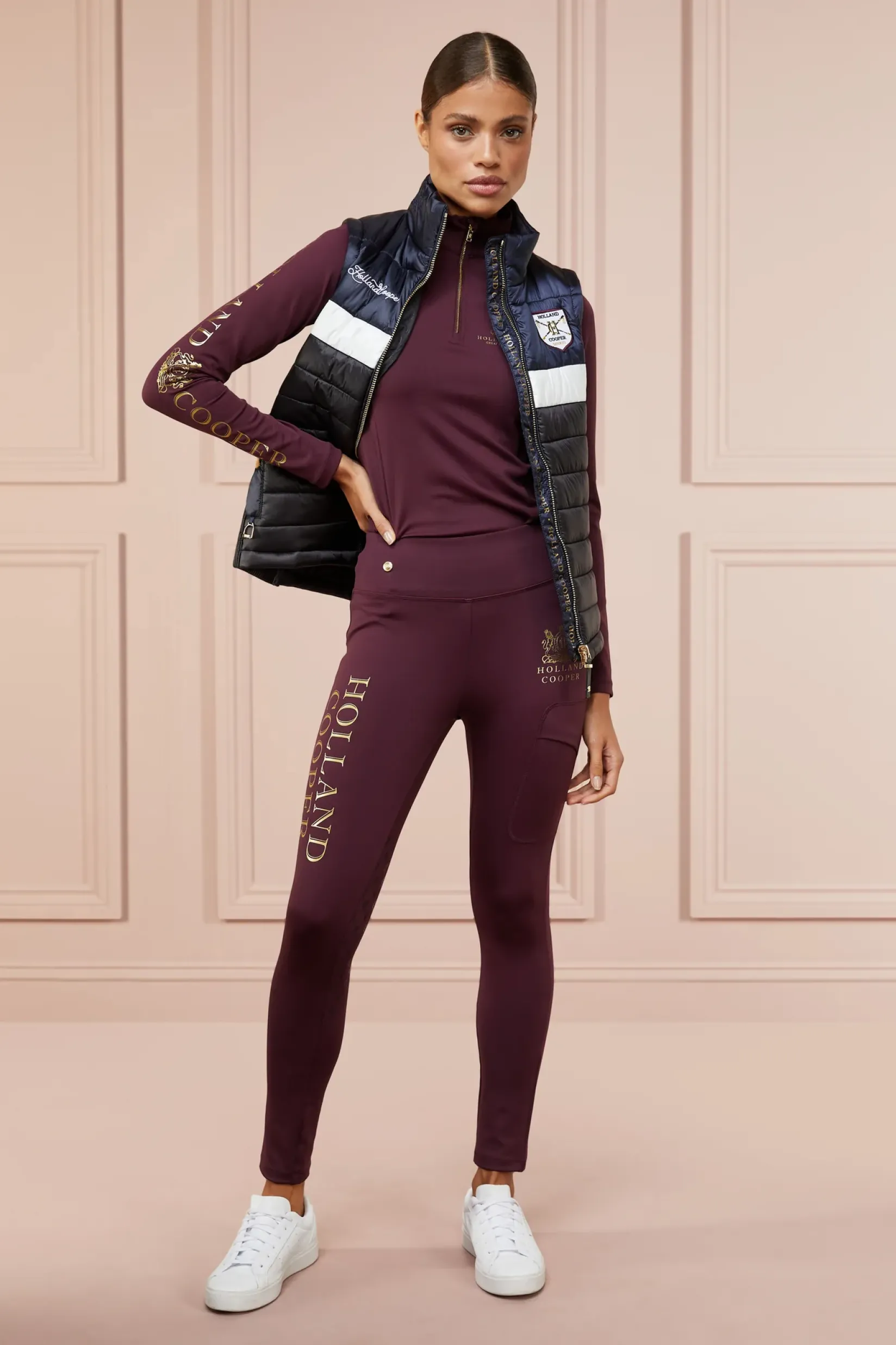 Holland Cooper Leggings|At The Stables-Sport Legging Mulberry