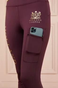 Holland Cooper Leggings|At The Stables-Sport Legging Mulberry