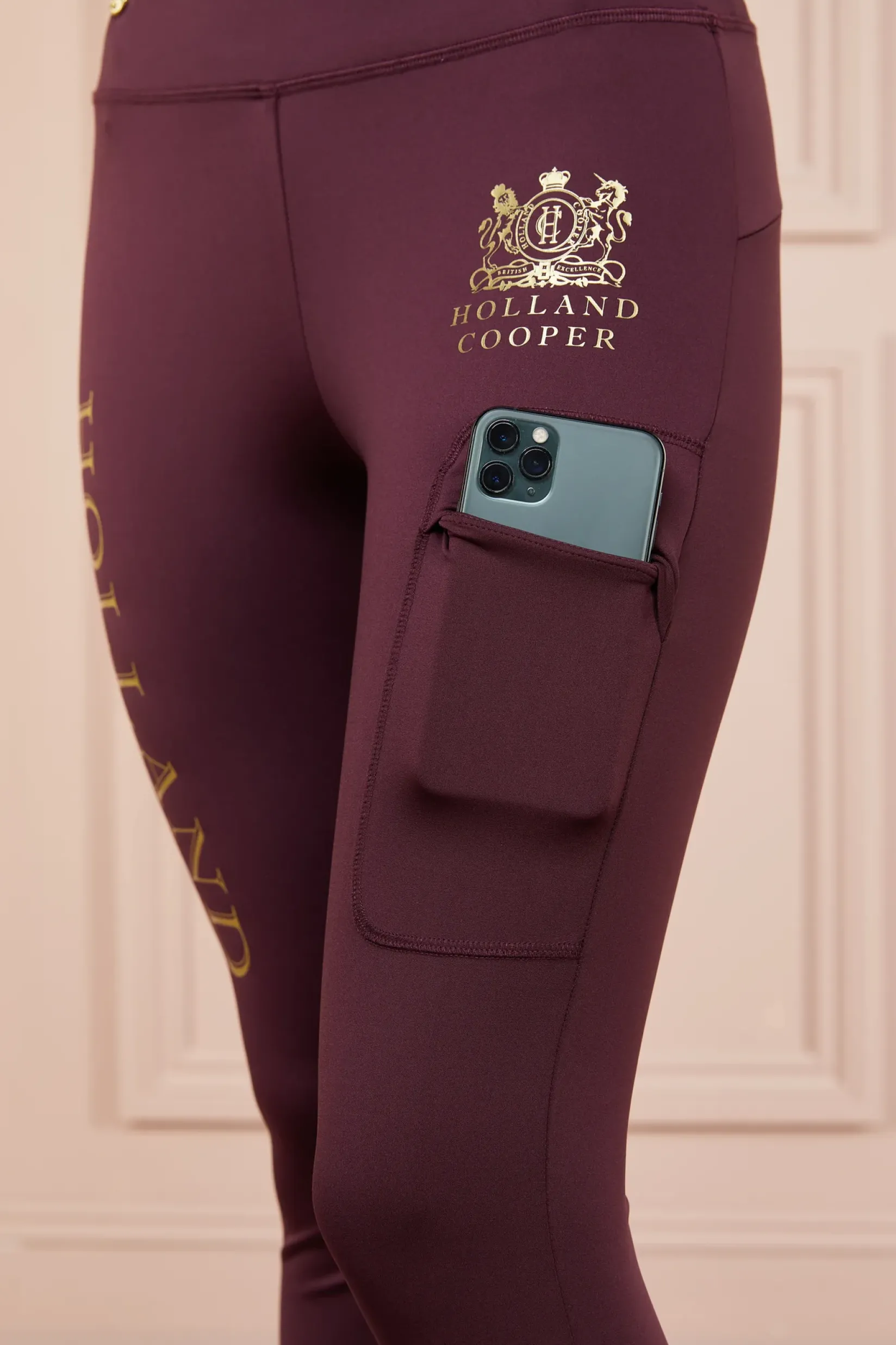 Holland Cooper Leggings|At The Stables-Sport Legging Mulberry