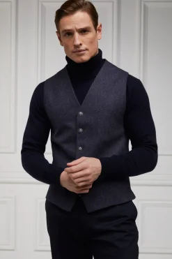 Holland Cooper Gifts For Him|Waistcoats-St James Waistcoat Navy Duke