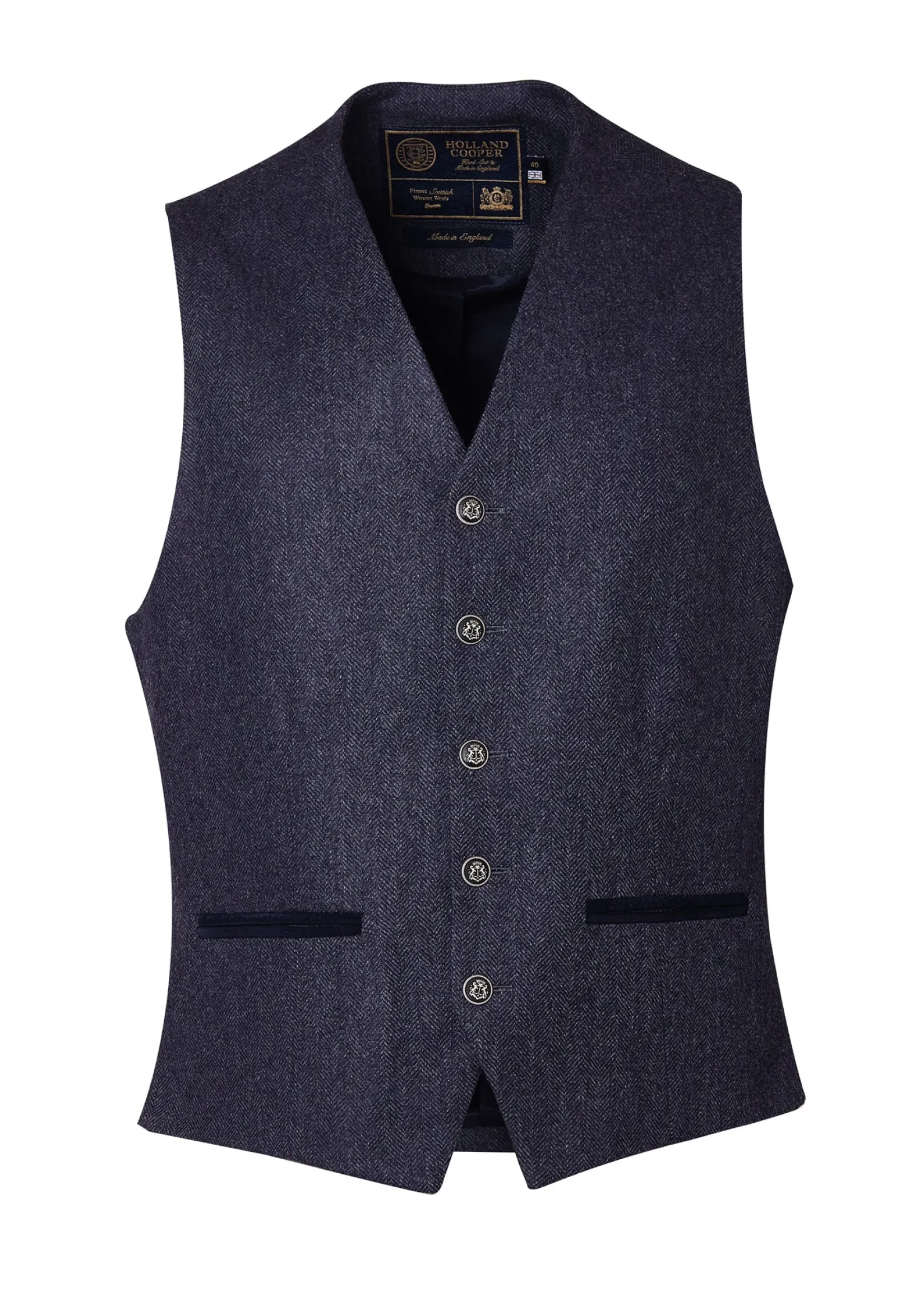 Holland Cooper Gifts For Him|Waistcoats-St James Waistcoat Navy Duke