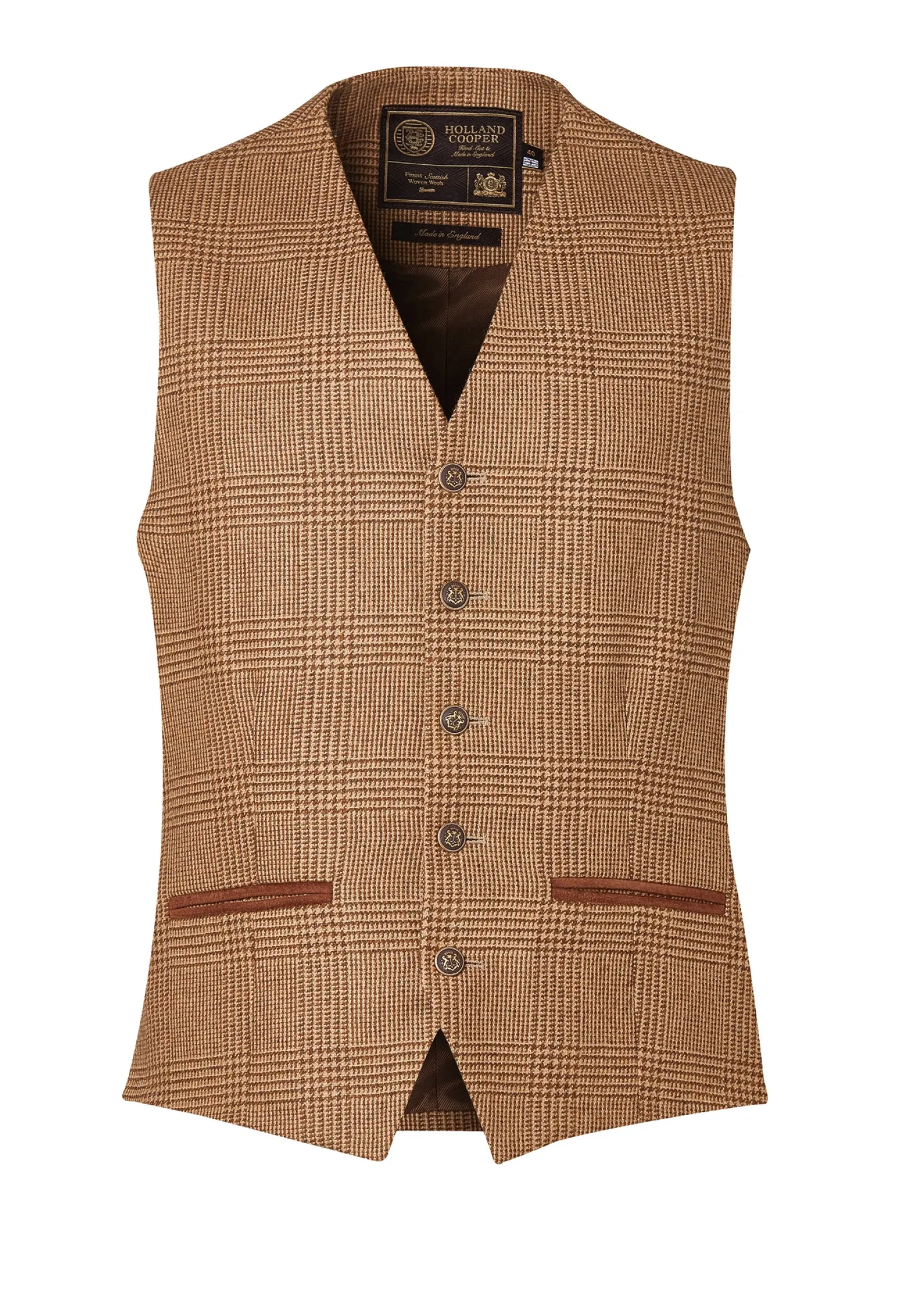 Holland Cooper Waistcoats|Shop By Product-St James Waistcoat Tawny