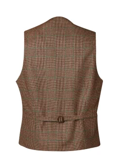 Holland Cooper Waistcoats|Shop By Product-St James Waistcoat Clarence Check Forest