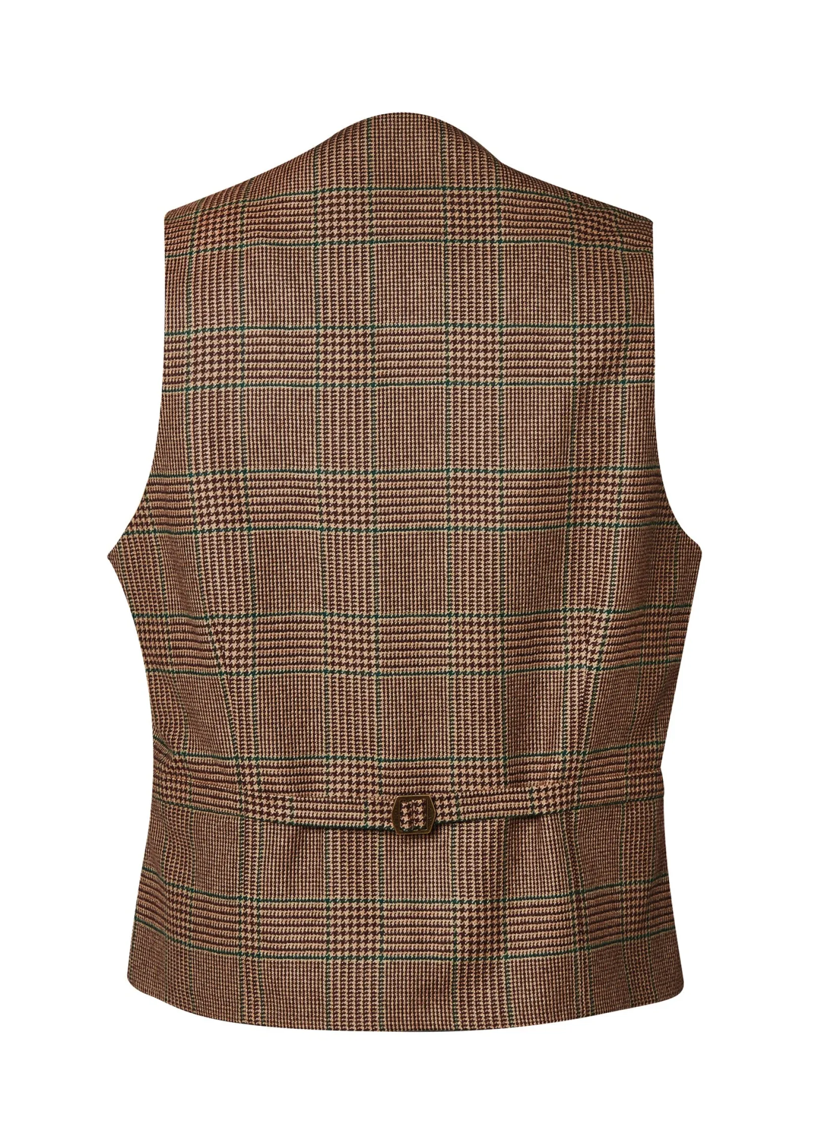 Holland Cooper Waistcoats|Shop By Product-St James Waistcoat Clarence Check Forest
