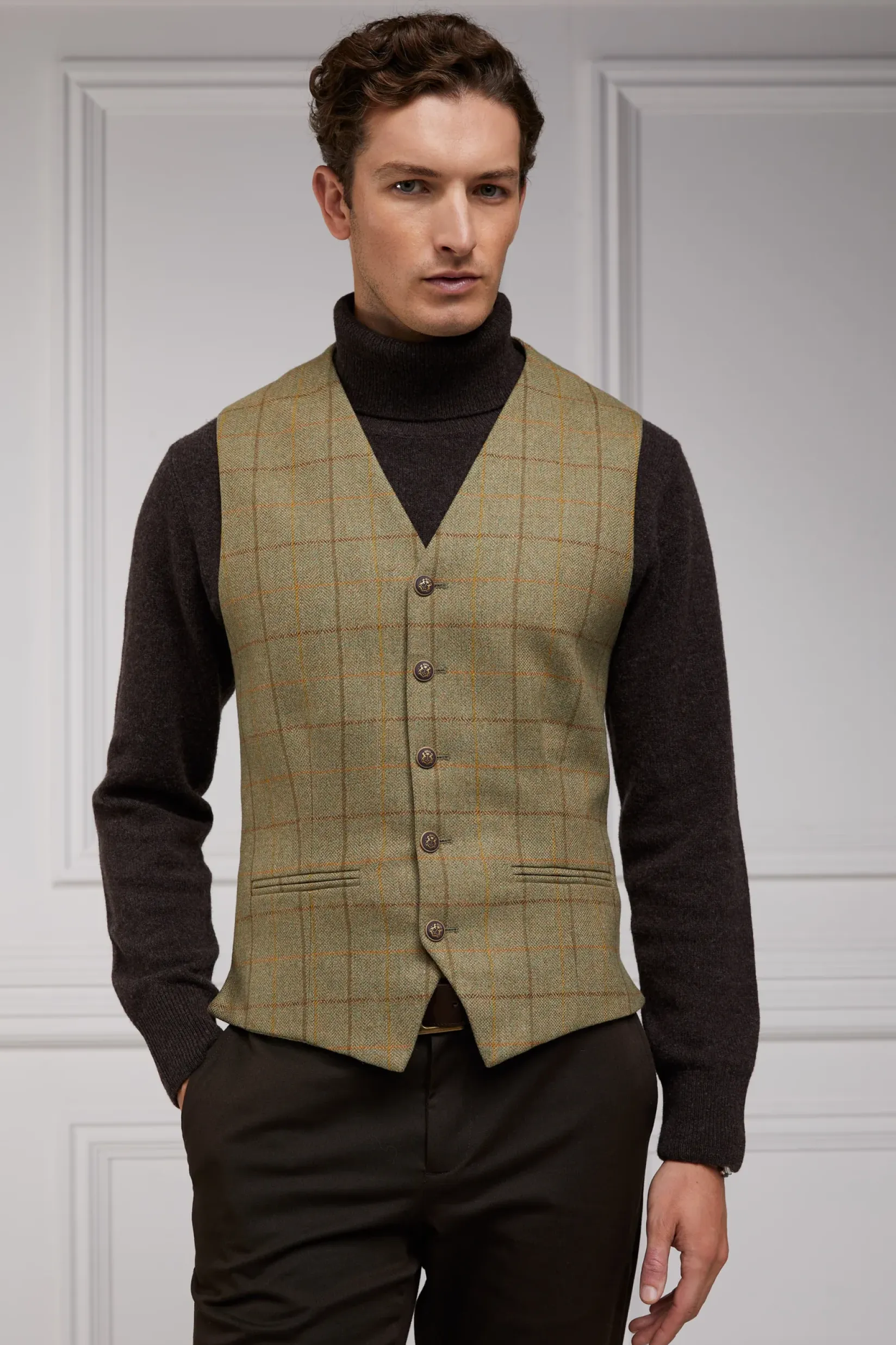 Holland Cooper Waistcoats|Shop By Product-St James Waistcoat Uppingham Green