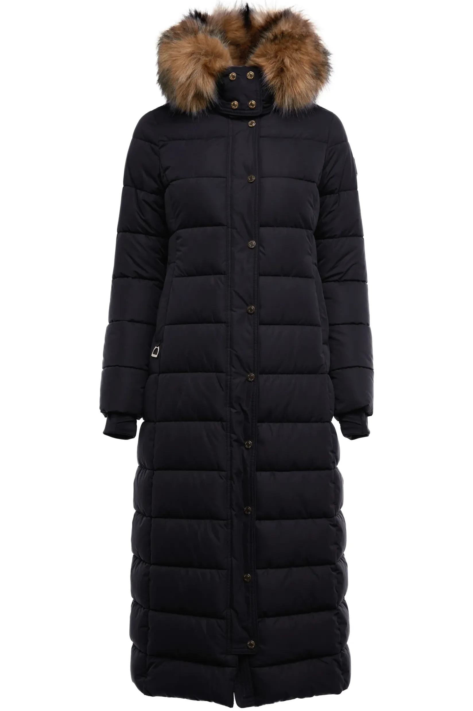 Holland Cooper Jackets|Shop By Product-Stoneleigh Longline Coat Black