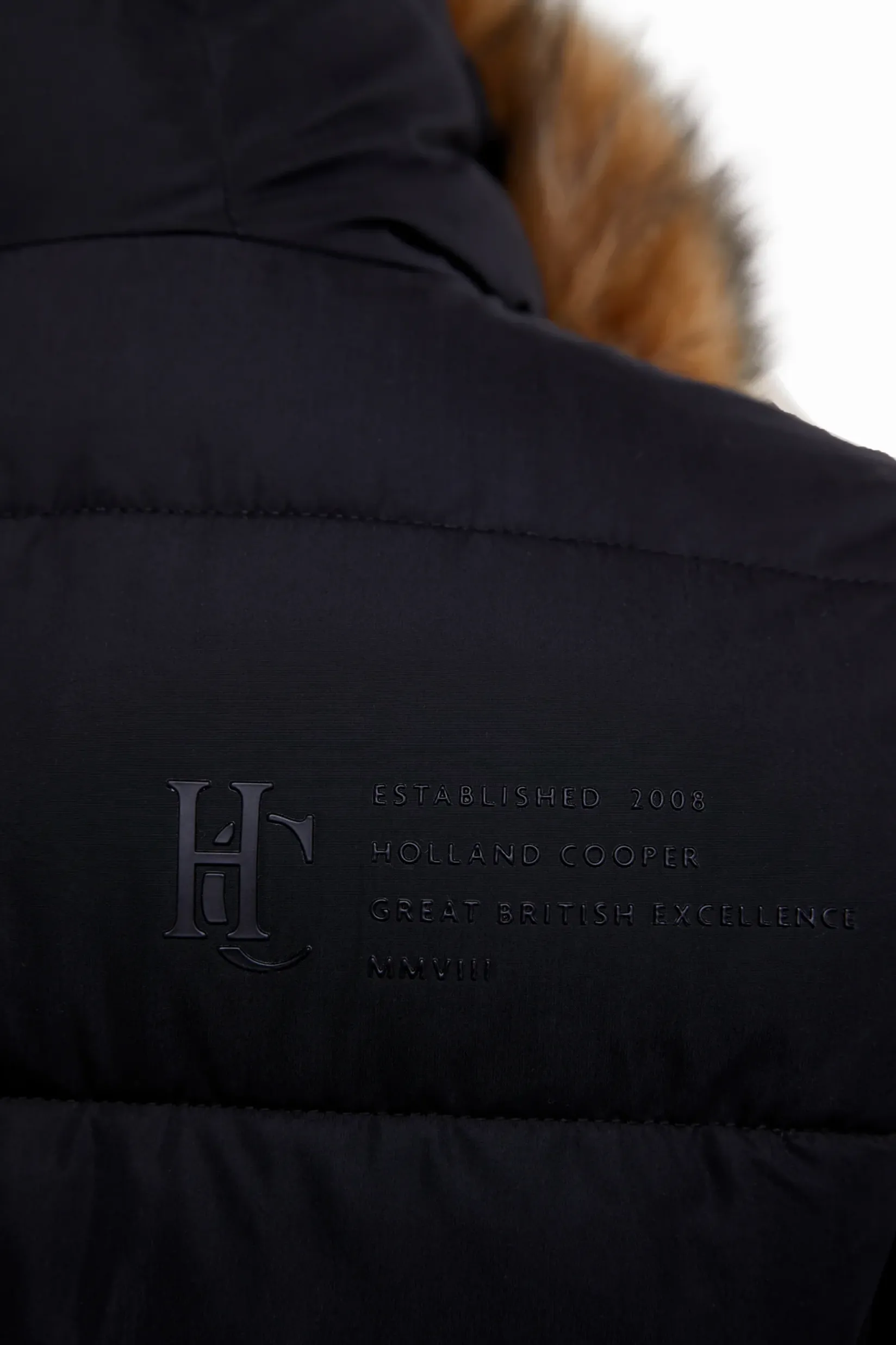 Holland Cooper Jackets|Shop By Product-Stoneleigh Longline Coat Black