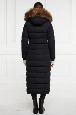 Holland Cooper Jackets|Shop By Product-Stoneleigh Longline Coat Black
