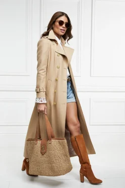 Holland Cooper Tote Bags|Bags-Straw Shopper Natural