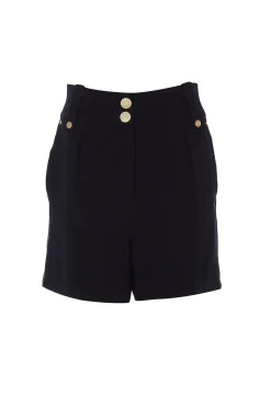 Holland Cooper Shorts|In Stock Tailoring-Tailored Short Black Linen