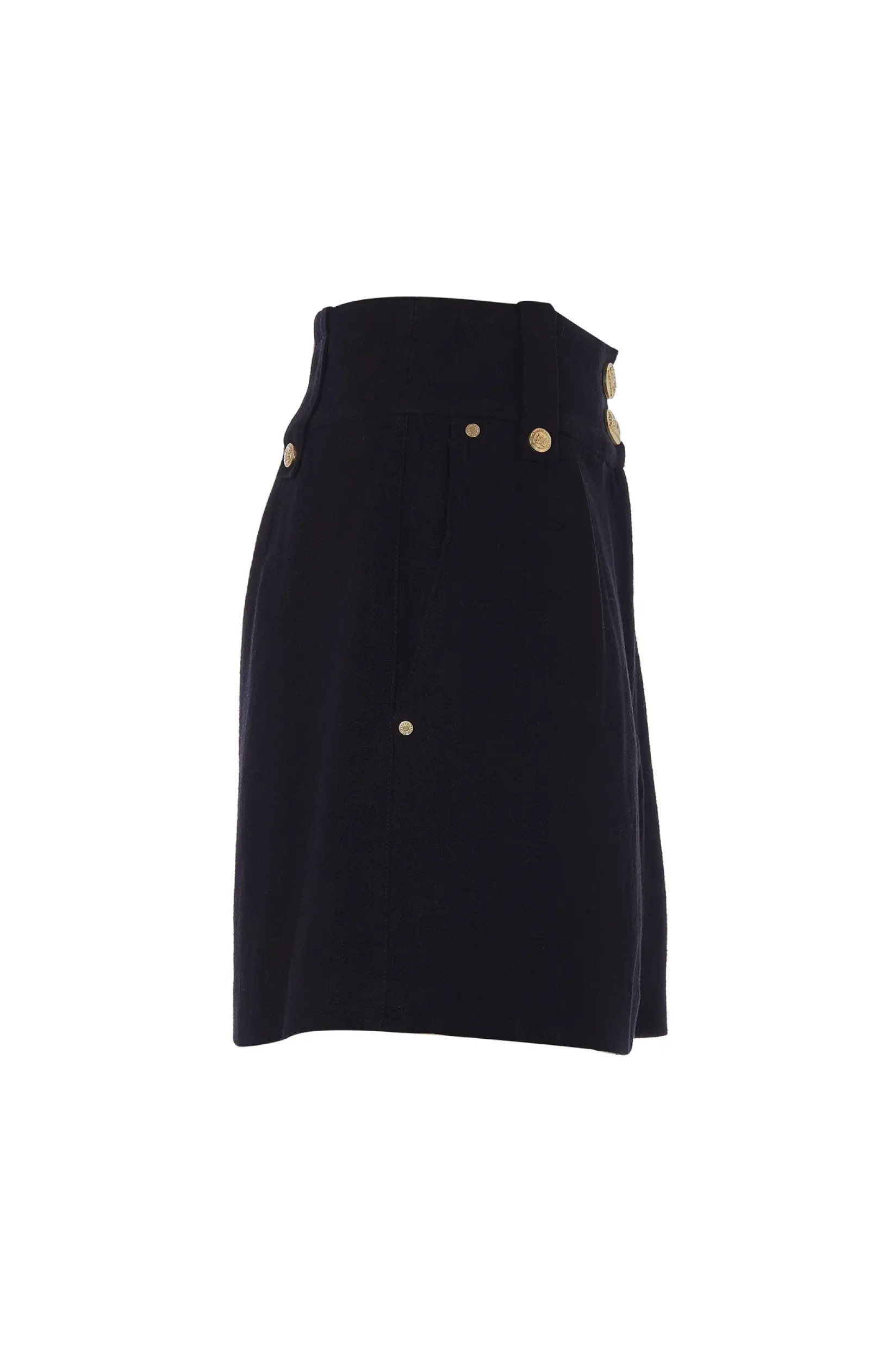 Holland Cooper Shorts|In Stock Tailoring-Tailored Short Black Linen