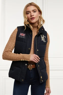 Holland Cooper Shop By Product|Team HC Clothing-Team Gilet Ink Navy