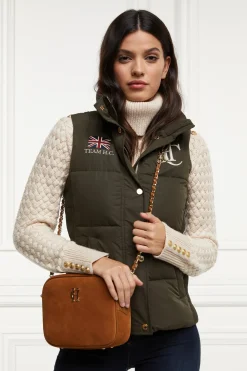 Holland Cooper Gilets|Shop By Product-Team Gilet Khaki