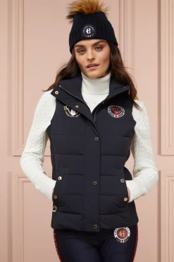 Holland Cooper Shop By Product|Team HC Clothing-Team HC Gilet Ink Navy