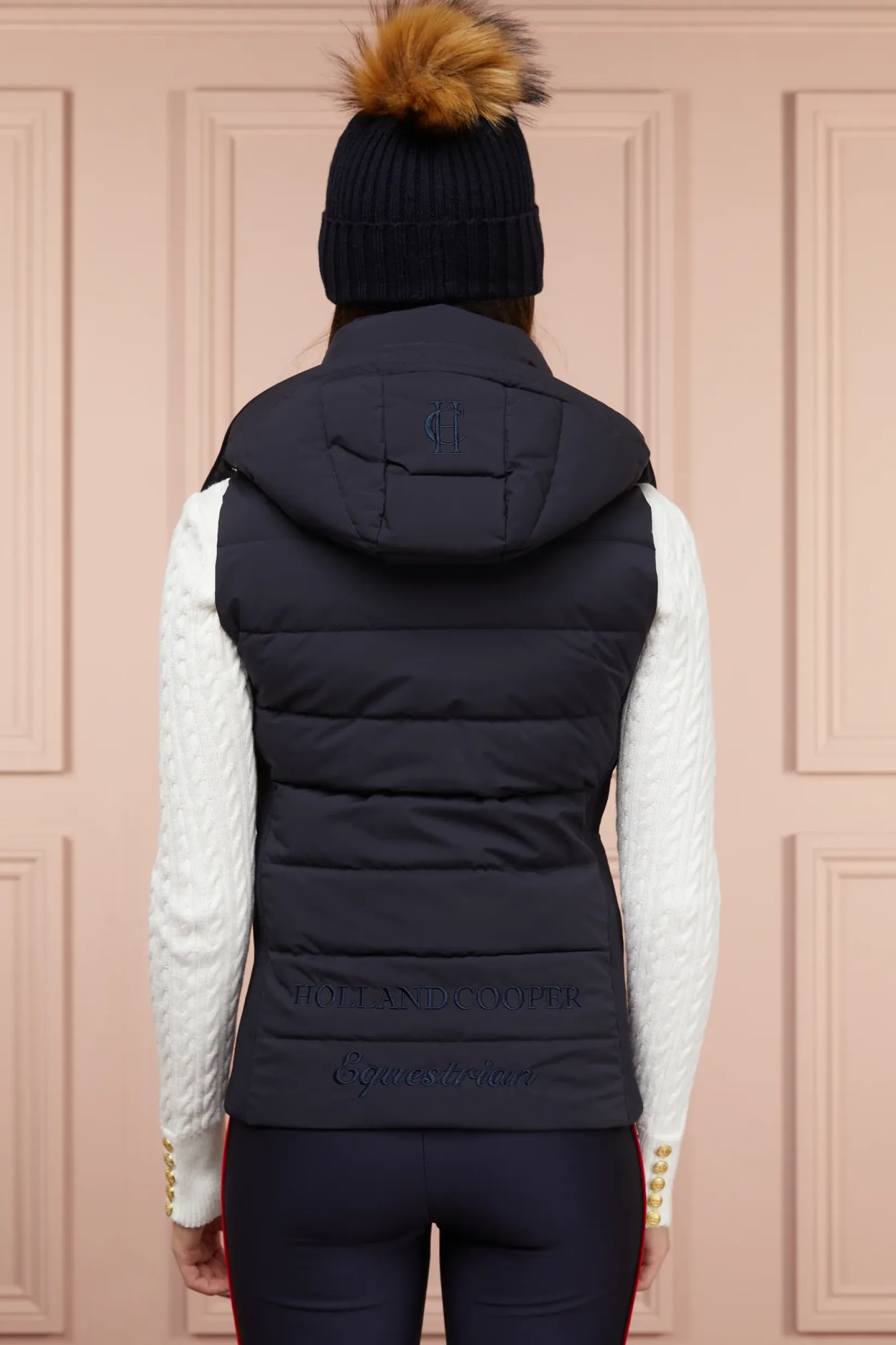 Holland Cooper Shop By Product|Team HC Clothing-Team HC Gilet Ink Navy