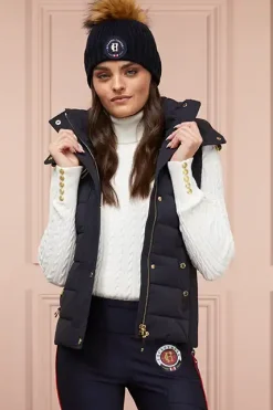 Holland Cooper Shop By Product|Team HC Clothing-Team HC Gilet Ink Navy