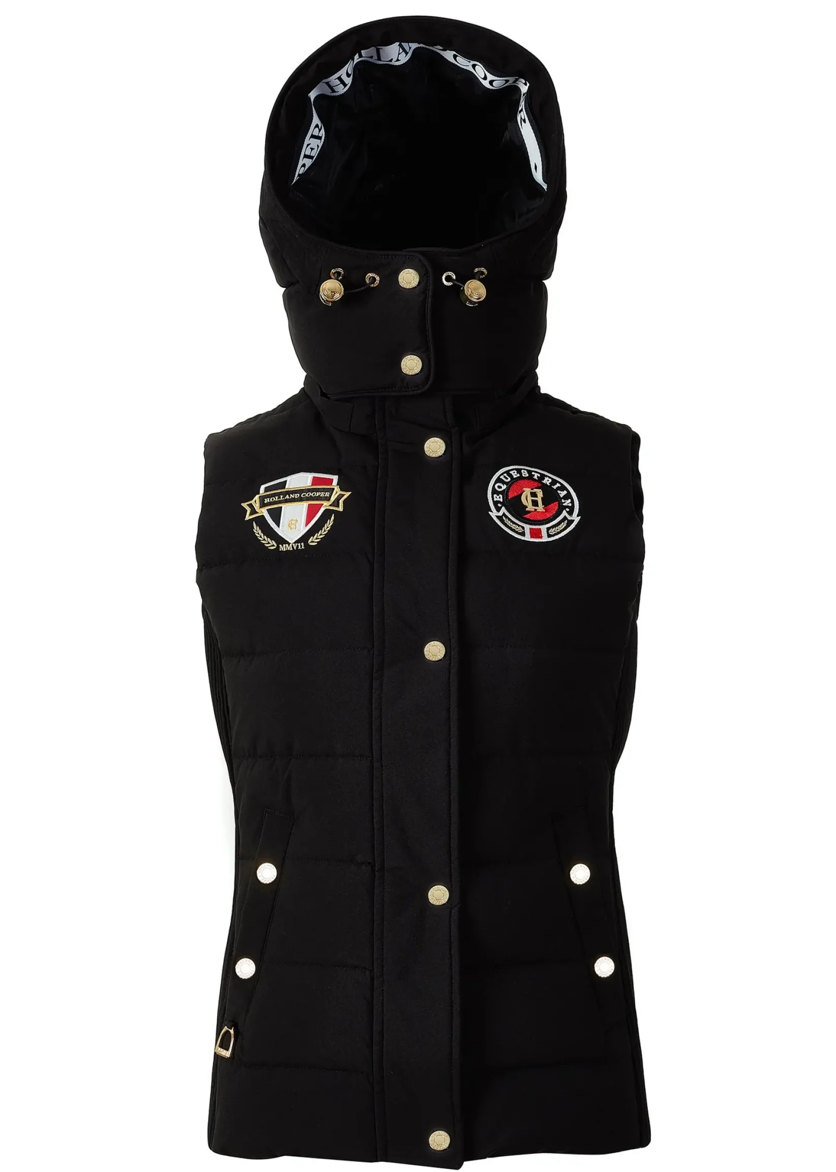 Holland Cooper Gilets|Shop By Product-Team HC Gilet Black