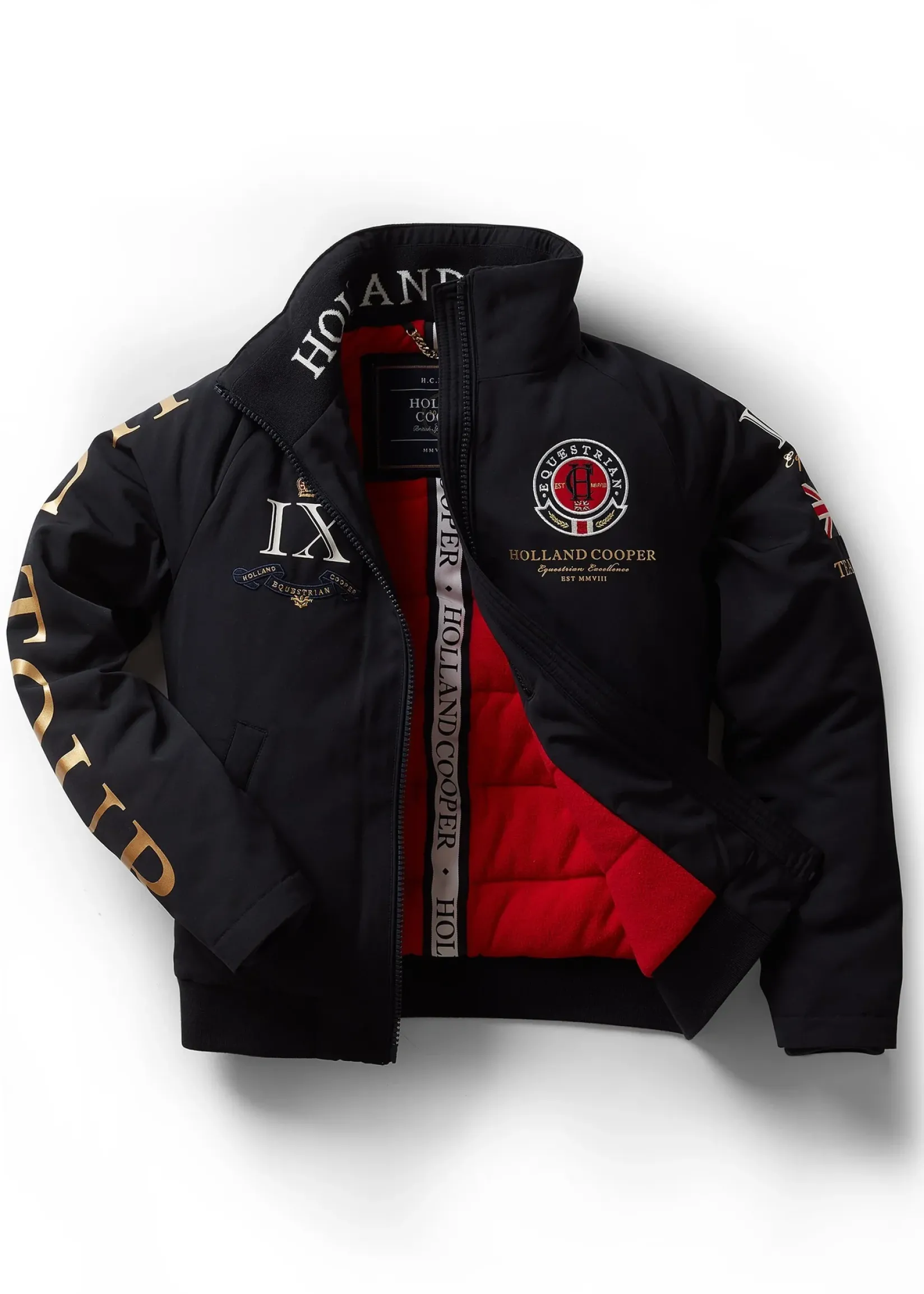 Holland Cooper Jackets|Shop By Product-Team HC Jacket Navy