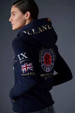 Holland Cooper Hoodies|Team HC Clothing-Team Hoodie Navy
