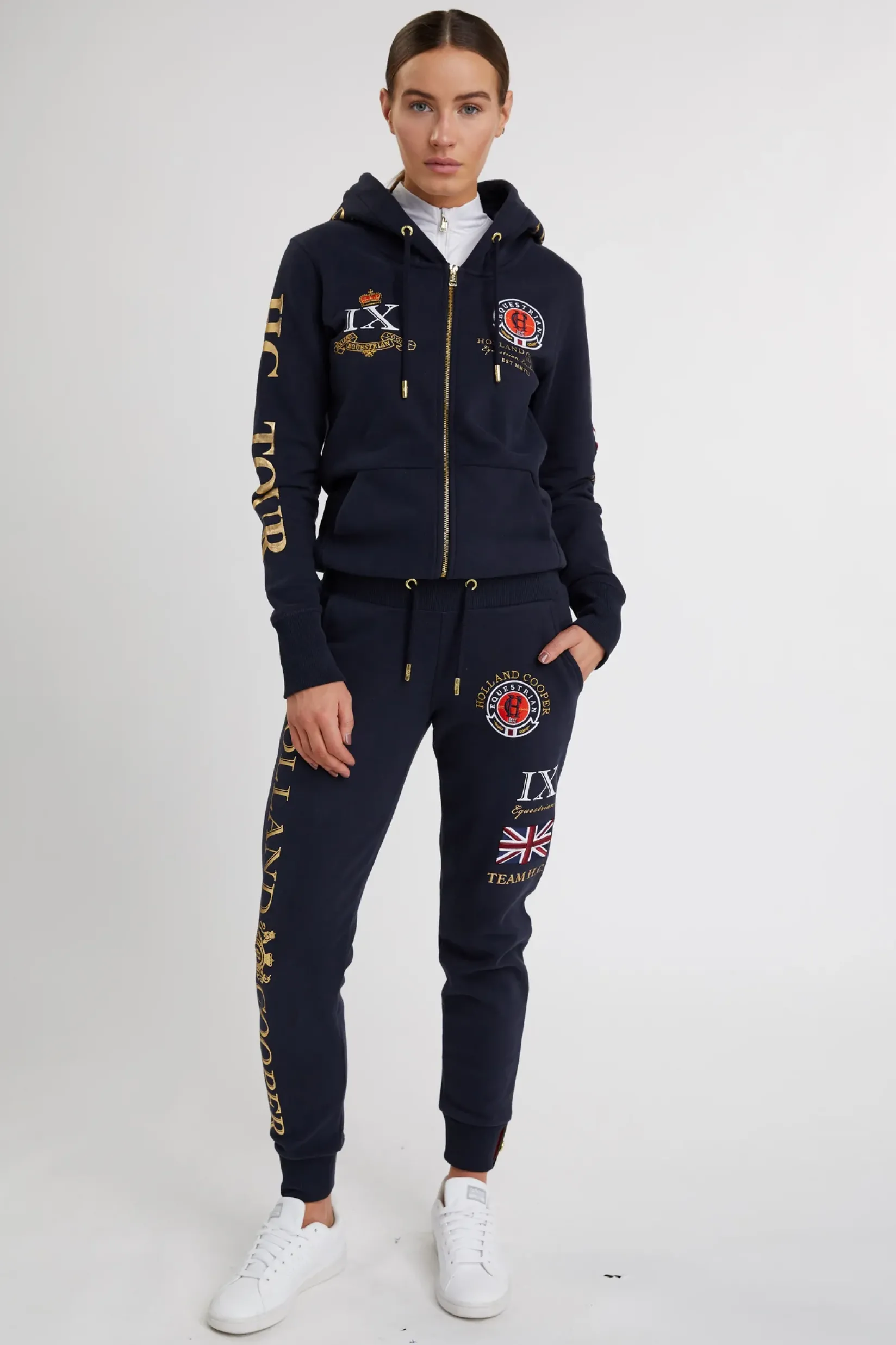 Holland Cooper Hoodies|Team HC Clothing-Team Hoodie Navy