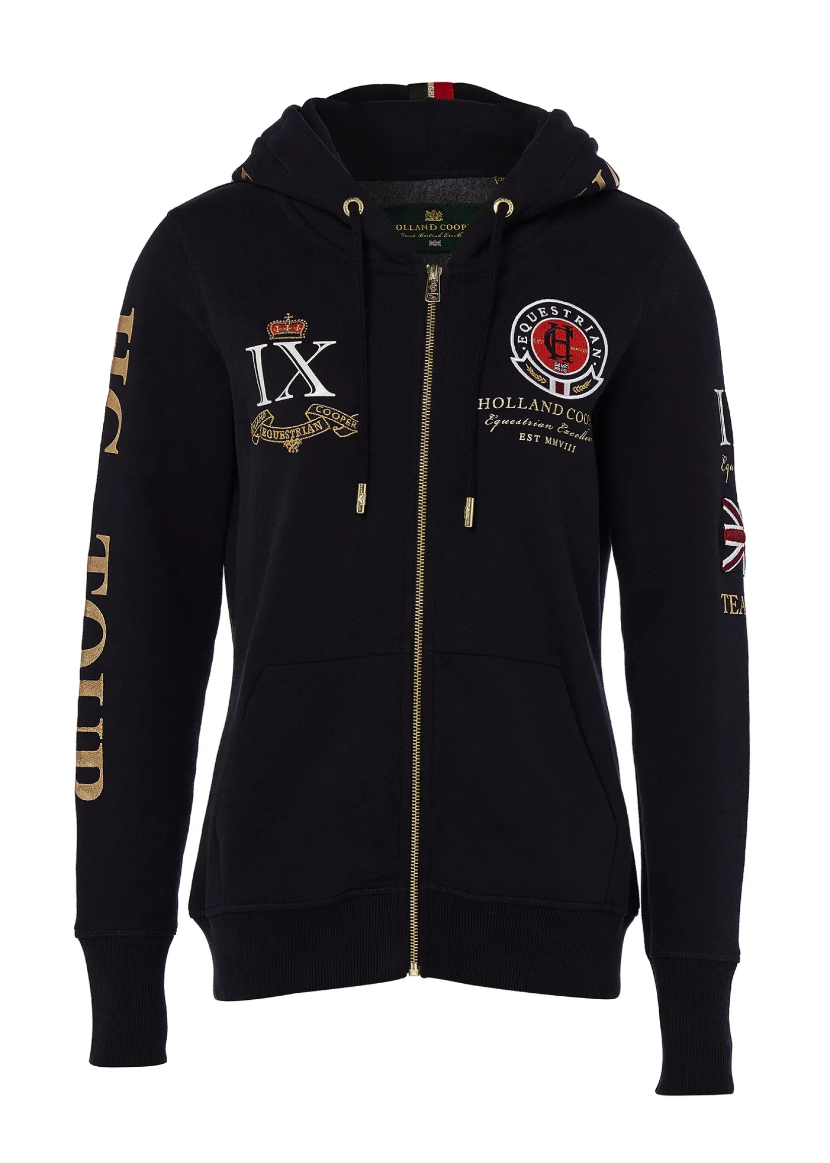 Holland Cooper Hoodies|Team HC Clothing-Team Hoodie Navy