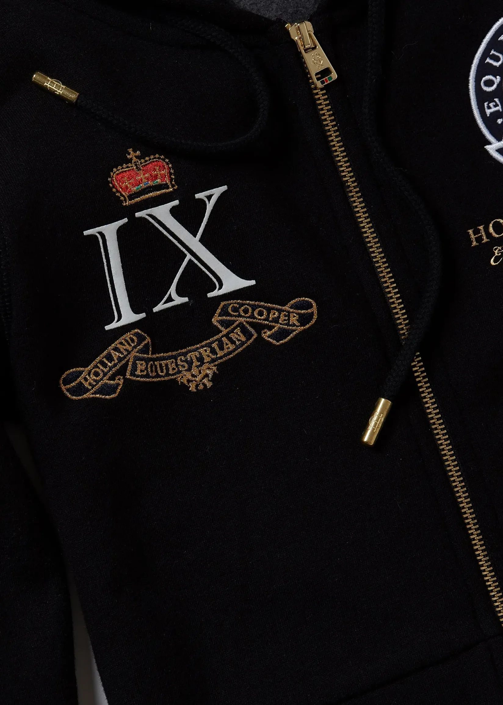 Holland Cooper Hoodies|Team HC Clothing-Team Hoodie Black