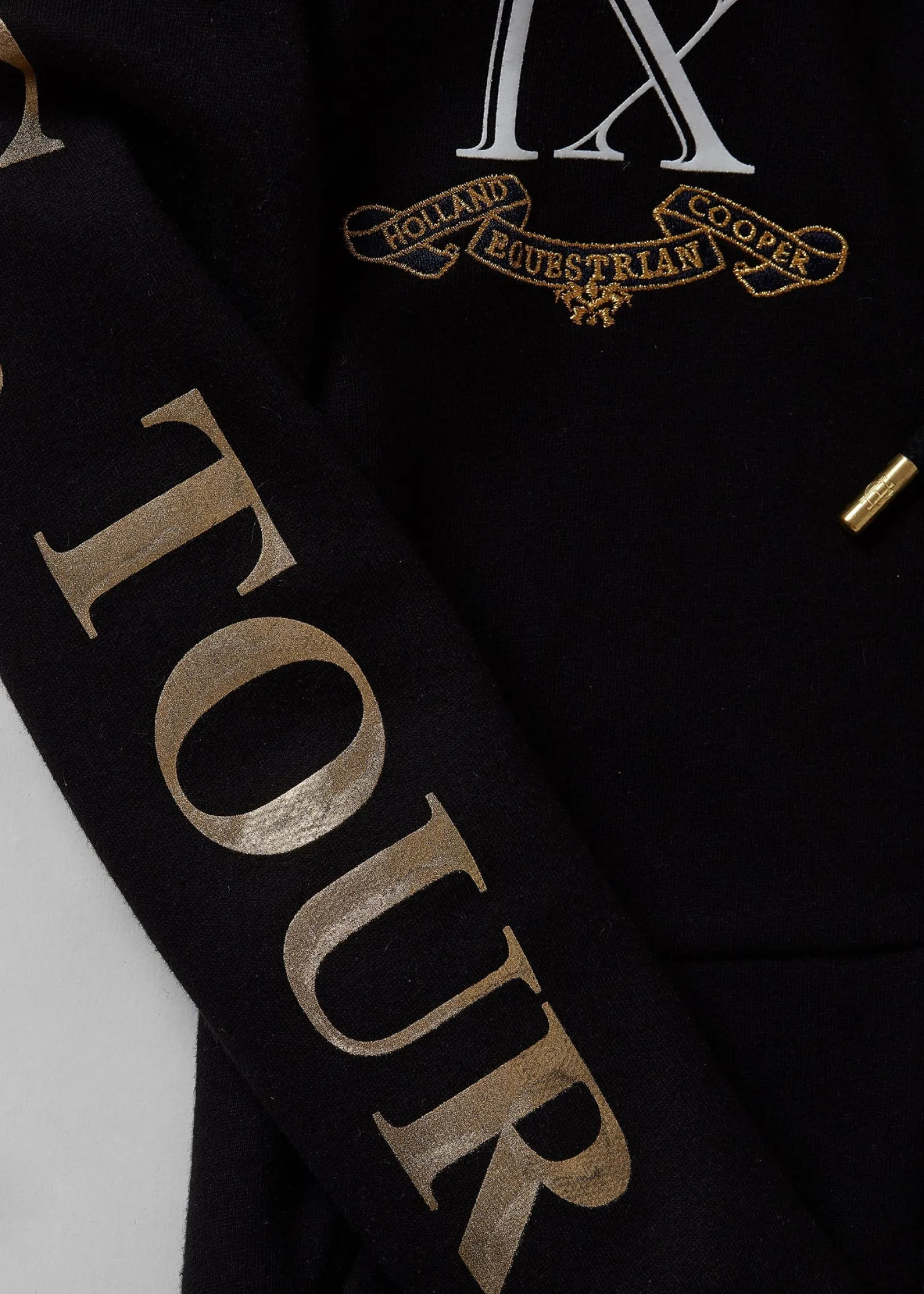 Holland Cooper Hoodies|Team HC Clothing-Team Hoodie Black