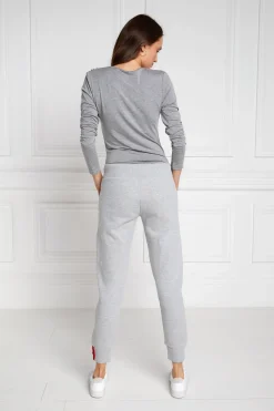 Holland Cooper Joggers|Team HC Clothing-Team Jogger Grey Marl