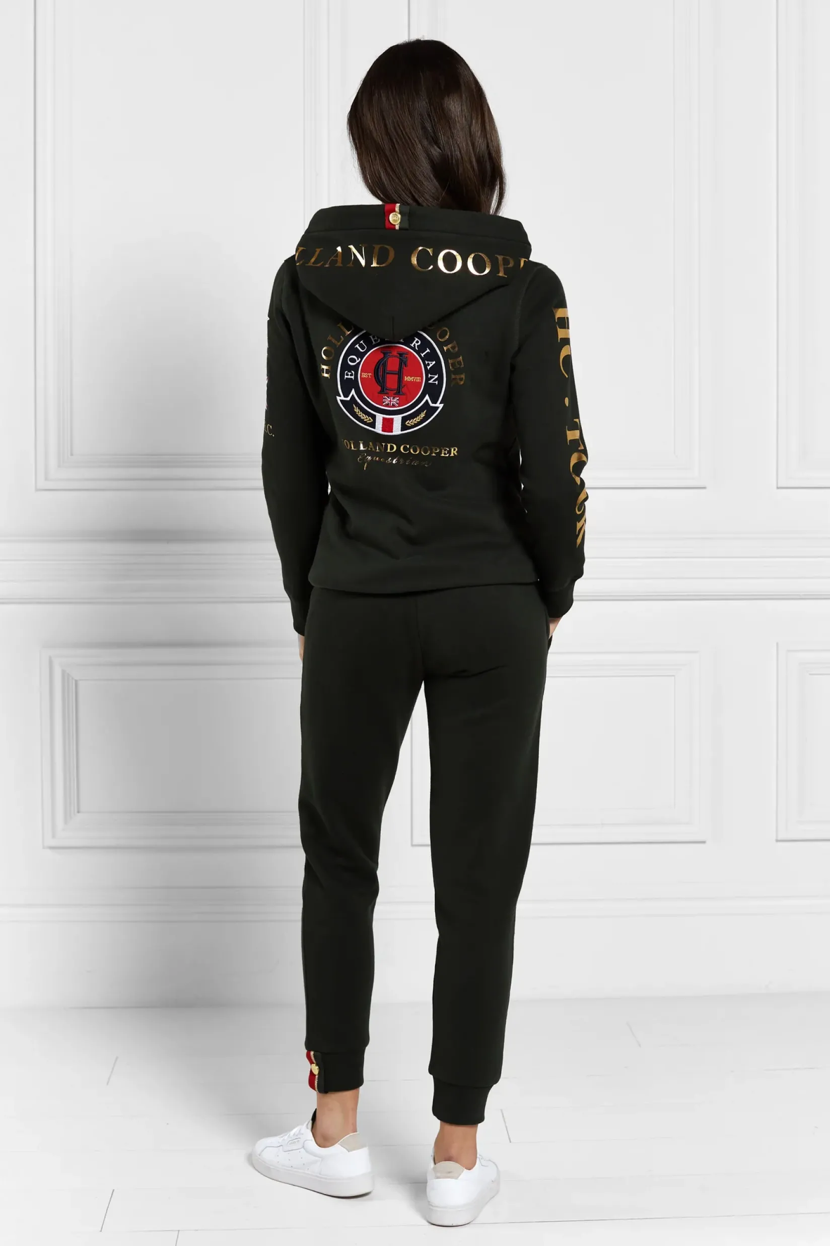 Holland Cooper Joggers|Team HC Clothing-Team Jogger Racing Green