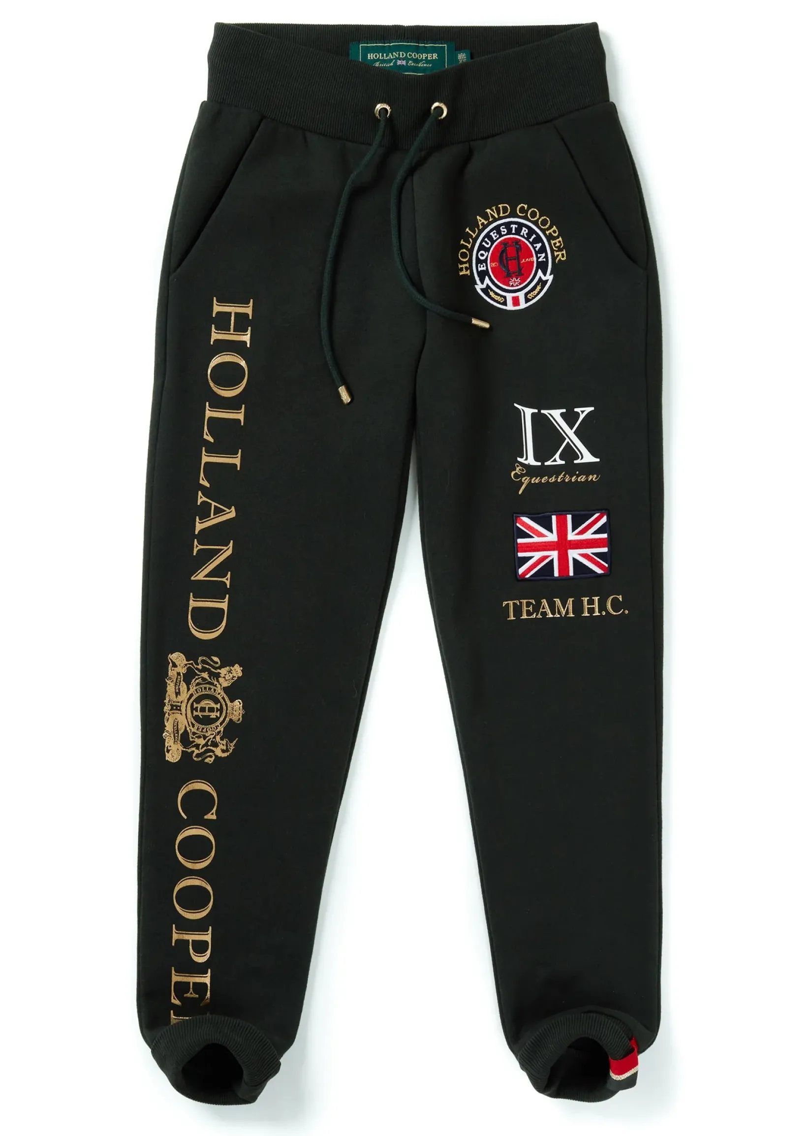 Holland Cooper Joggers|Team HC Clothing-Team Jogger Racing Green